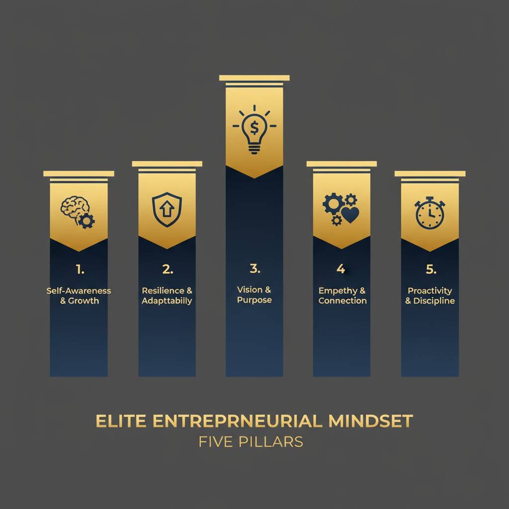 The Five Psychological Pillars of Elite Entrepreneurial Mindset