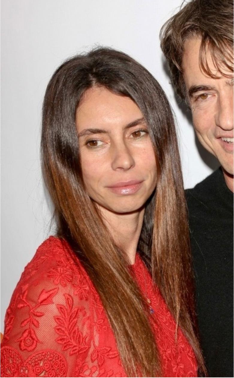 Cesaroni with husband Dermot Mulroney