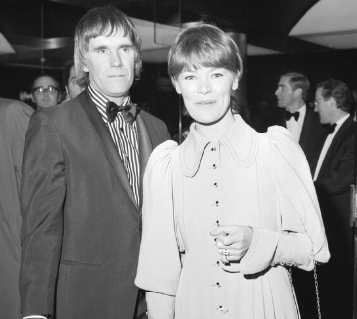 Roy Hodges and Glenda Jackson married at the St. Marylebone Register Office in London
