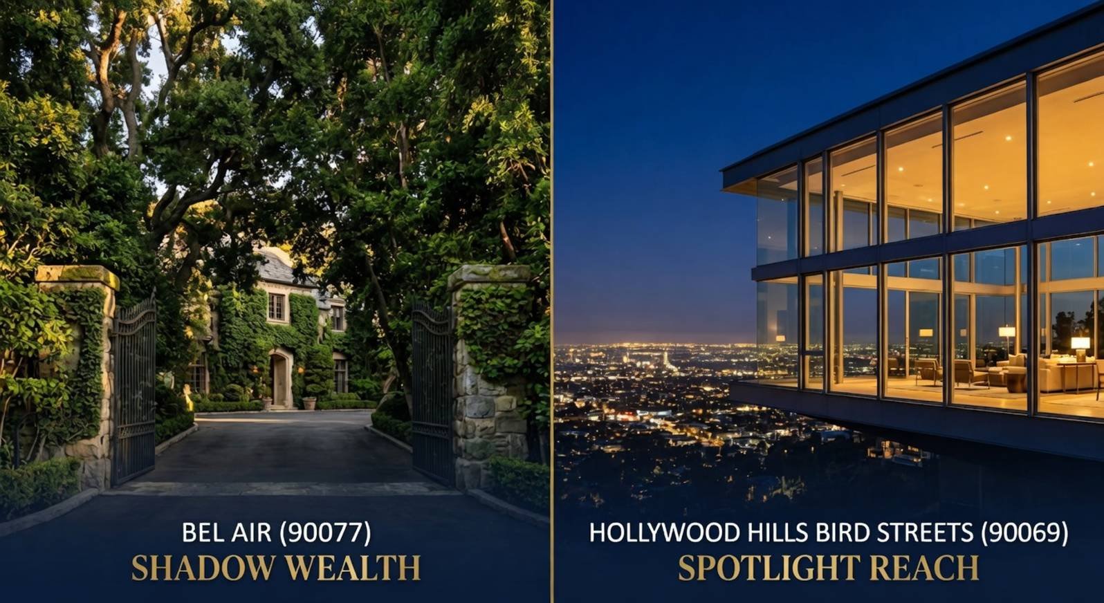 Bel Air vs. Hollywood Hills: 2026 Sovereign Real Estate Audit (Shadow Wealth vs. Spotlight Reach).