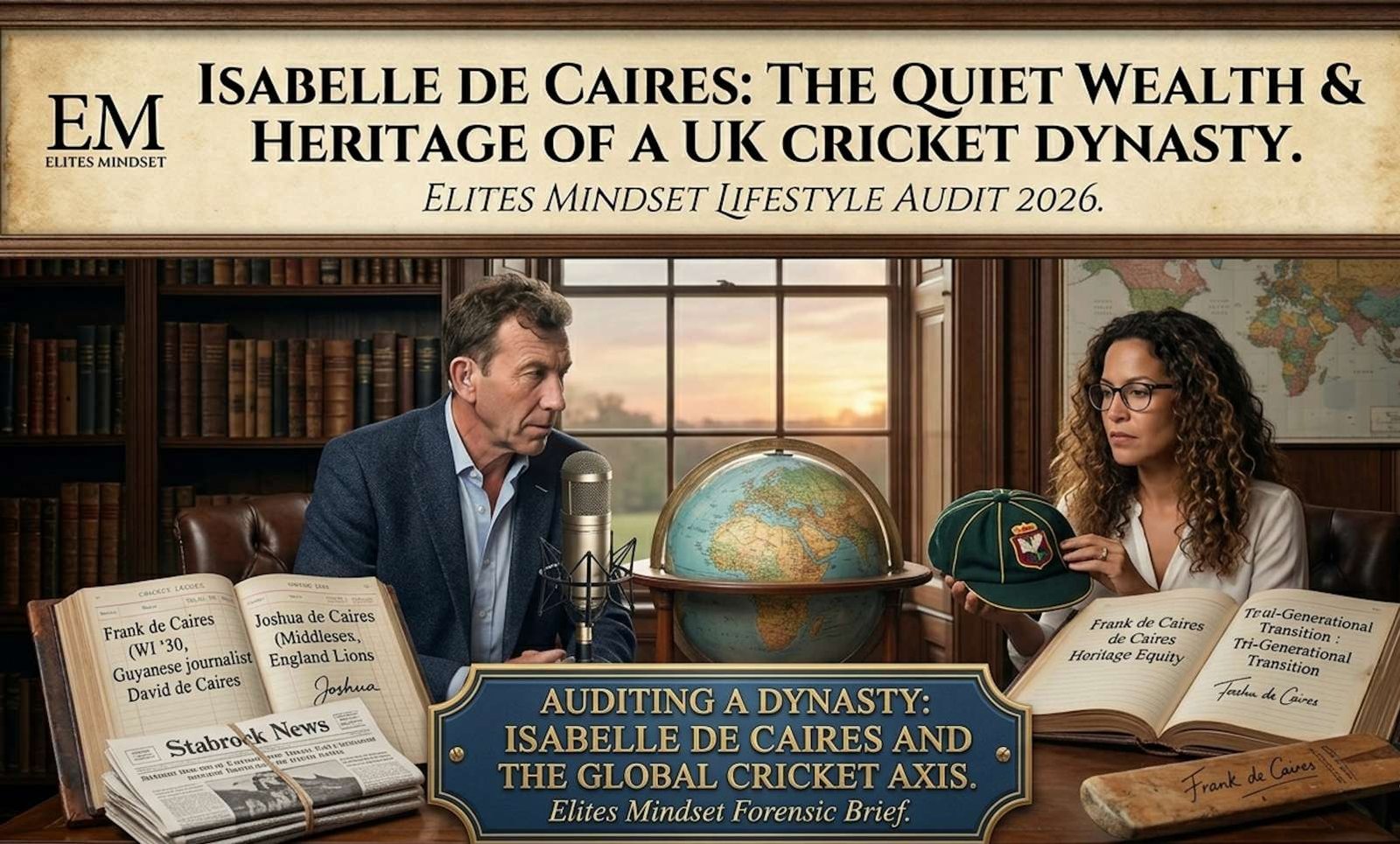 Isabelle de Caires: UK Cricket Dynasty, Heritage, and Private Spouse Audit