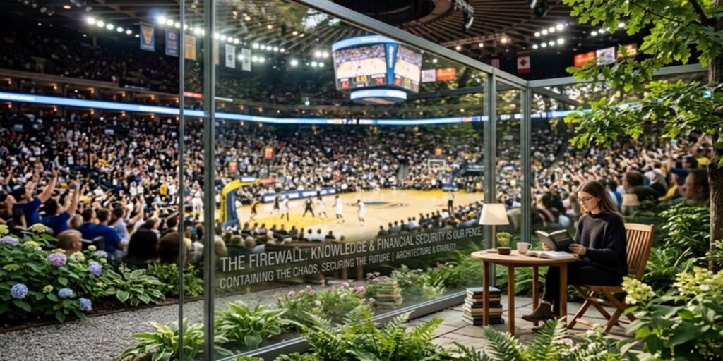 Visual representation of a financial firewall in high-profile sports divorce settlements.