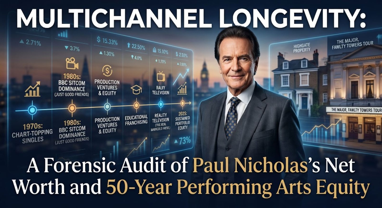 Multichannel Longevity: A Forensic Audit of Paul Nicholas’s Net Worth and 50-Year Performing Arts Equity