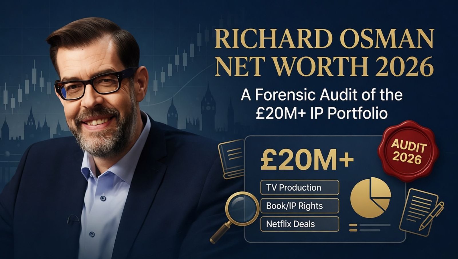 Richard Osman Net Worth 2026: A Forensic Audit of the £20M+ IP Portfolio